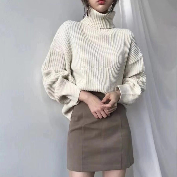 Modeva | Luxe Pull à col roulé et à manches ballon