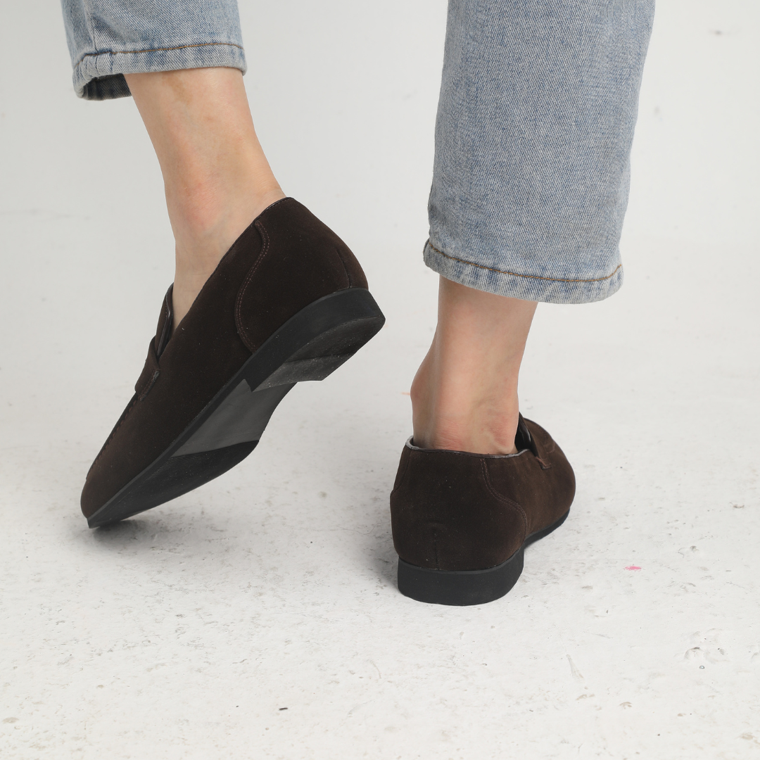 Modeva | Mocassins à brides en daim
