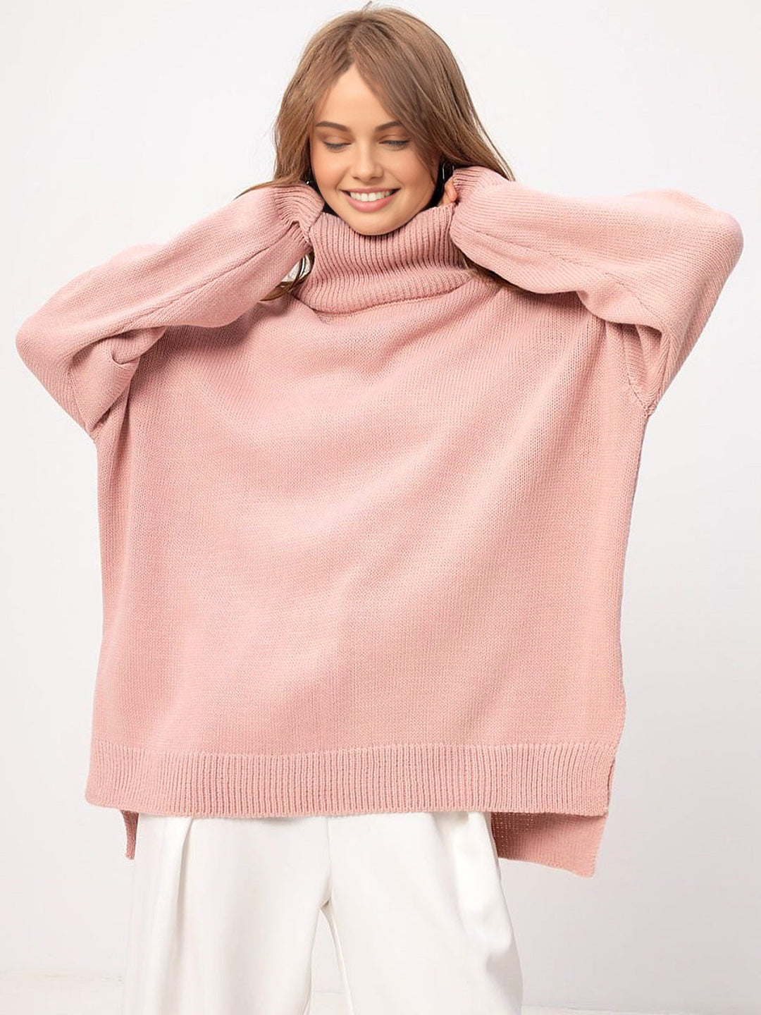Modeva | Pull avec fente surdimensionnée