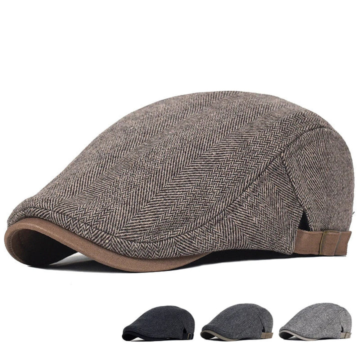 Modeva | Casquette Moderne pour Hommes avec Motif Chevron