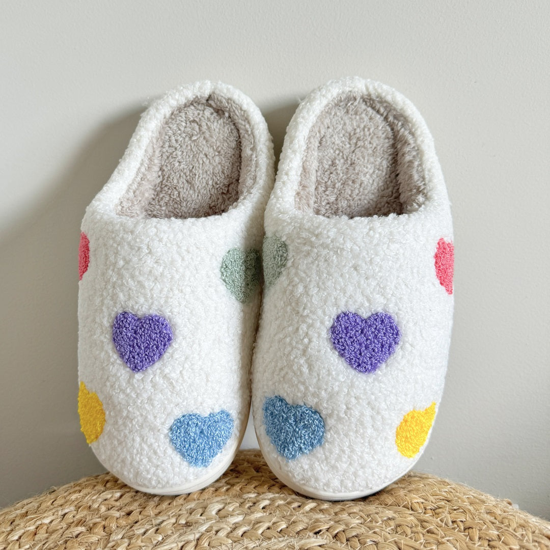 Modeva | Colourful Heart Slippers