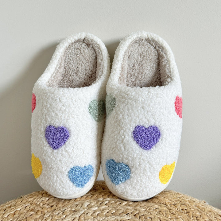 Modeva | Colourful Heart Slippers