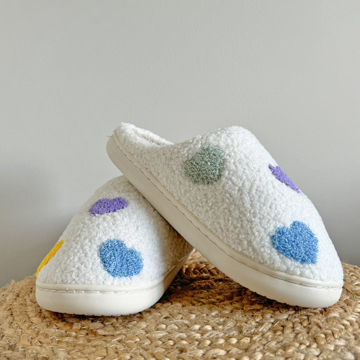 Modeva | Colourful Heart Slippers