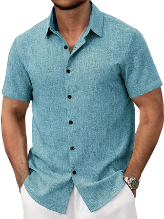 Modeva | Chemise légère à manches courtes en mélange de lin
