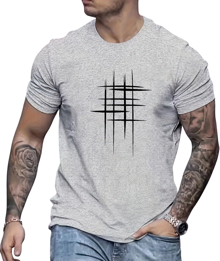 Modeva | T-shirt élégant à col rond avec imprimé graphique