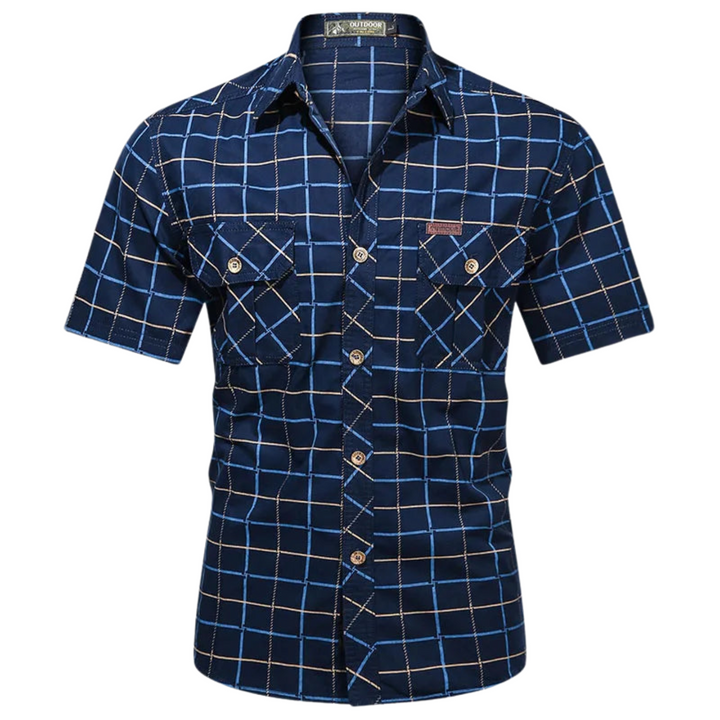 Modeva | Chemise élégante à manches courtes à carreaux