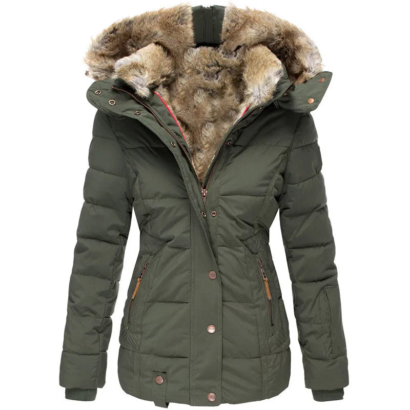 Modeva | Manteau d'hiver chaud avec doublure en fourrure