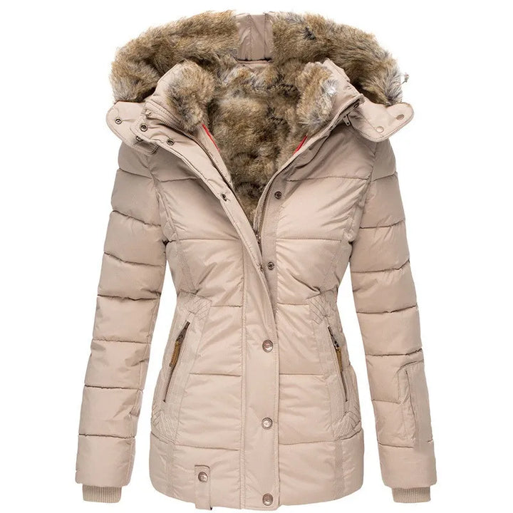 Modeva | Manteau d'hiver chaud avec doublure en fourrure