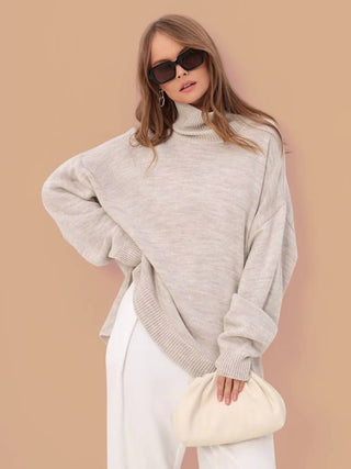 Modeva | Pull avec fente surdimensionnée