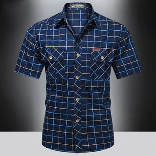 Modeva | Chemise élégante à manches courtes à carreaux