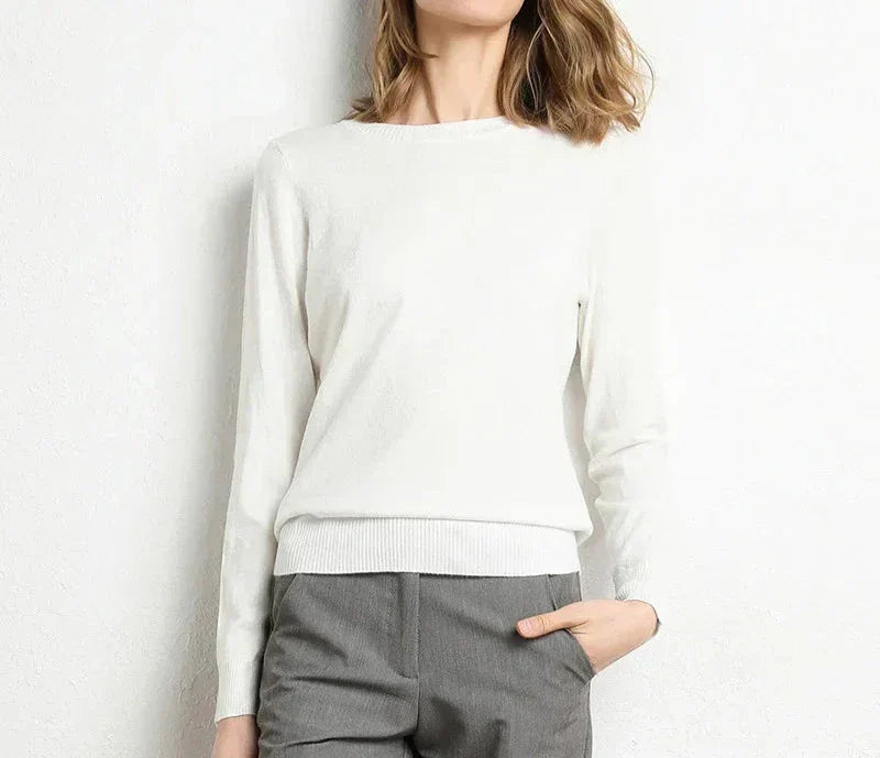 Modeva | Pull confort en laine essentiel