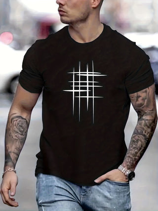 Modeva | T-shirt élégant à col rond avec imprimé graphique
