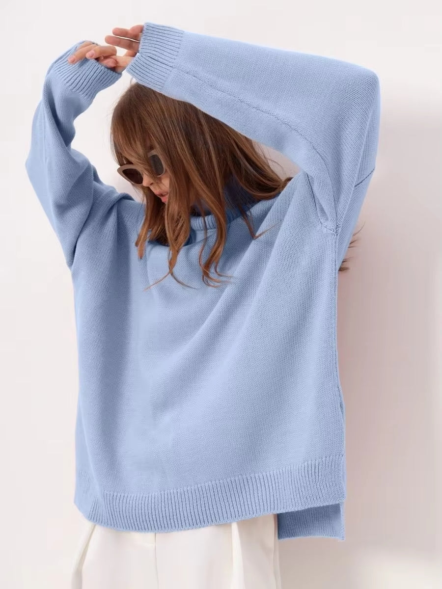 Modeva | Pull avec fente surdimensionnée