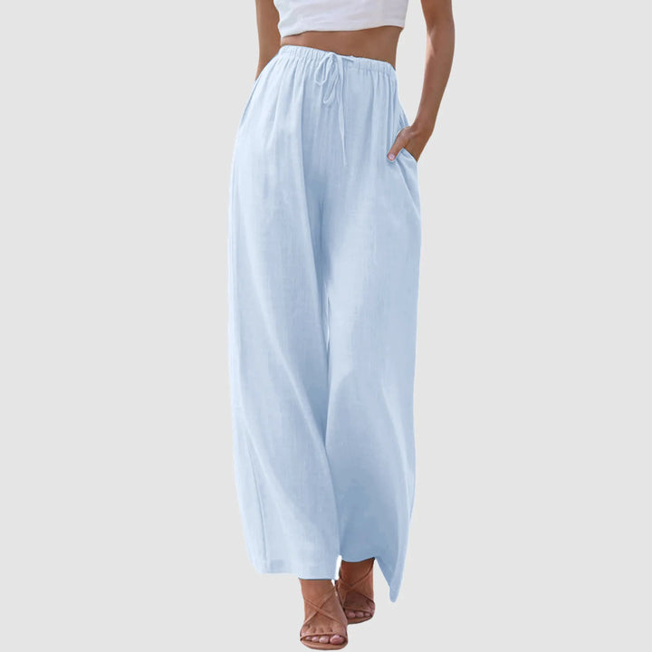 Modeva | Pantalon taille haute à jambes larges