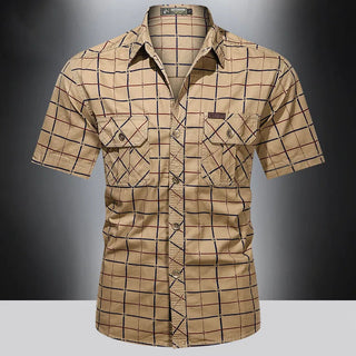 Modeva | Chemise élégante à manches courtes à carreaux