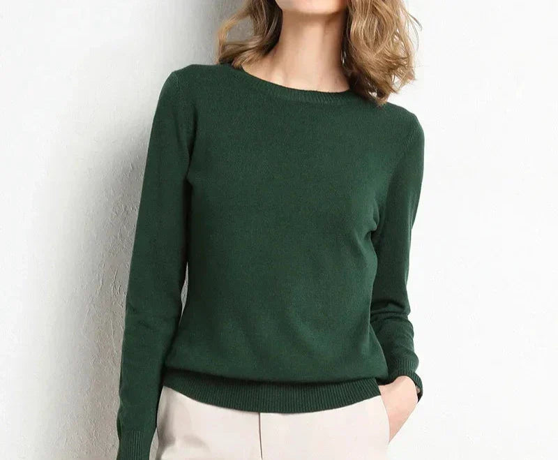 Modeva | Pull confort en laine essentiel