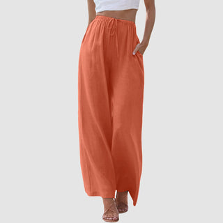 Modeva | Pantalon taille haute à jambes larges