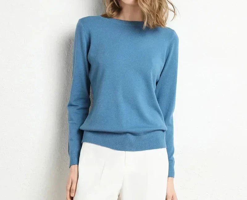 Modeva | Pull confort en laine essentiel