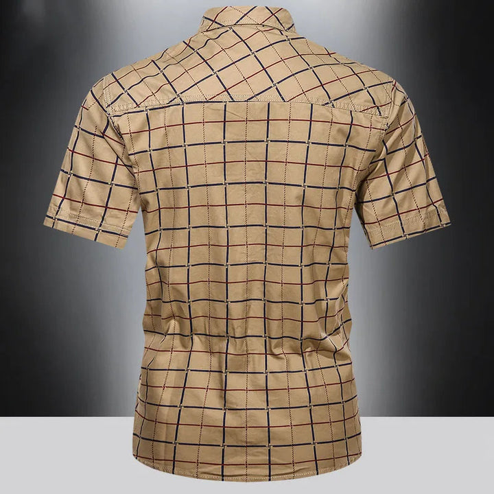 Modeva | Chemise élégante à manches courtes à carreaux
