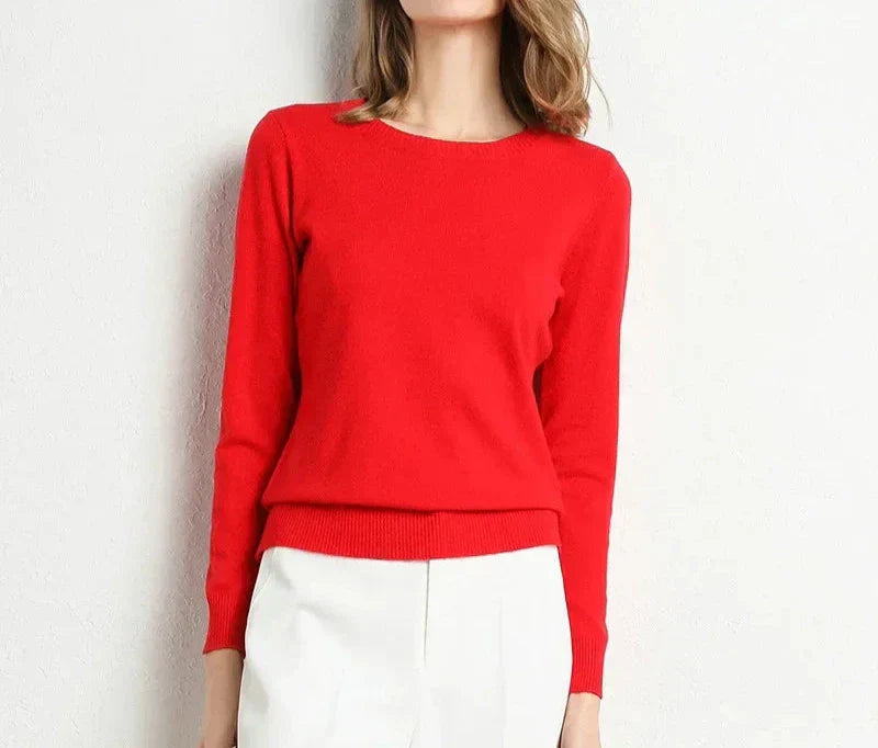 Modeva | Pull confort en laine essentiel
