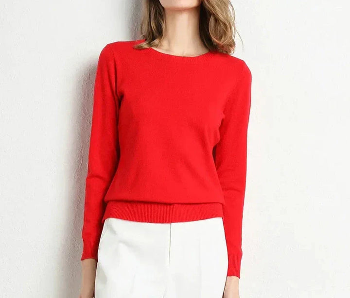 Modeva | Pull confort en laine essentiel