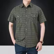 Modeva | Chemise élégante à manches courtes à carreaux