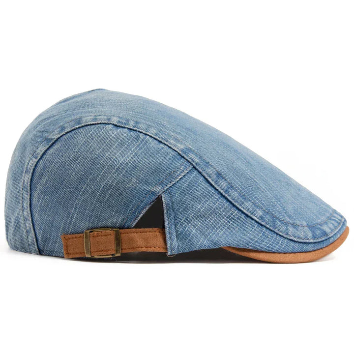 Modeva | Casquette plate premium en denim – style intemporel et confort quotidien