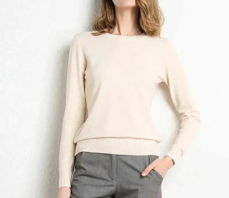 Modeva | Pull confort en laine essentiel