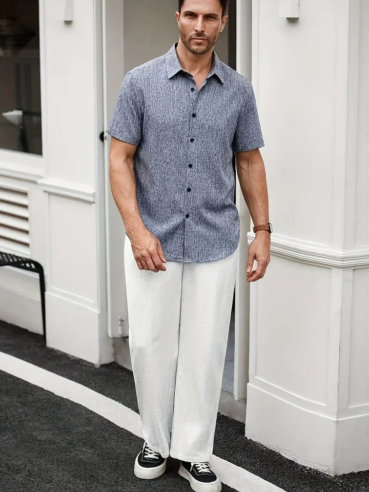 Modeva | Chemise légère à manches courtes en mélange de lin