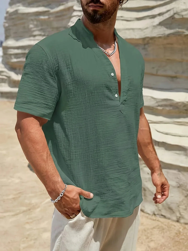 Modeva | Chemise d’été élégante à col montant