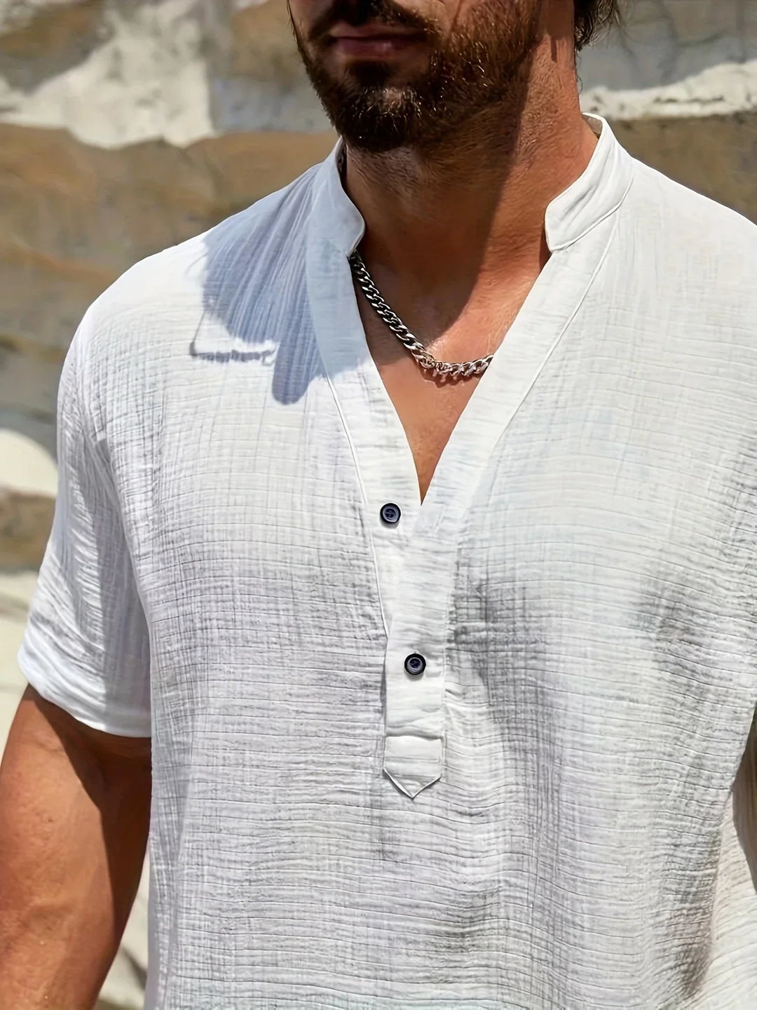 Modeva | Chemise d’été élégante à col montant