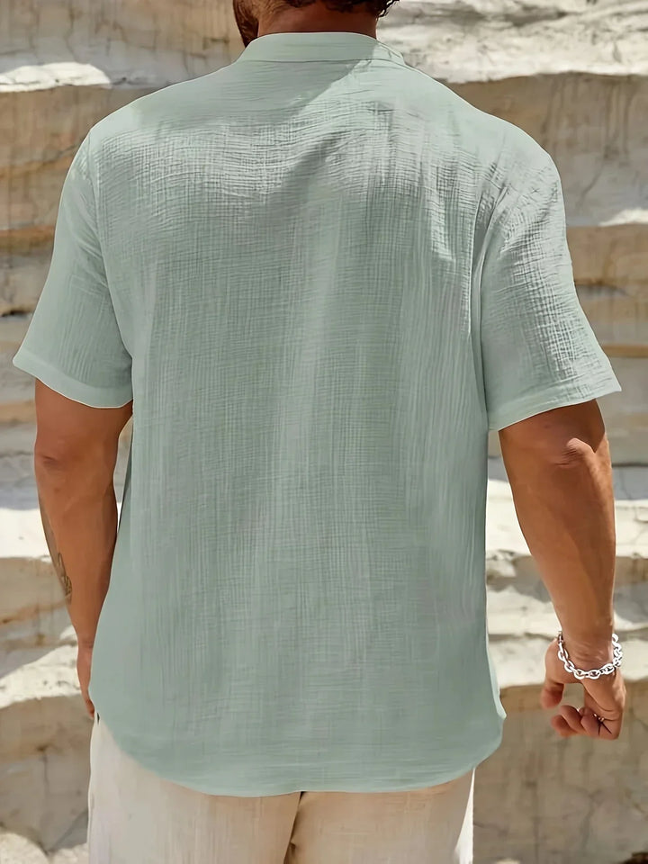 Modeva | Chemise d’été élégante à col montant