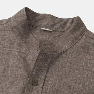 Modeva | Chemise en coton unie avec boutons