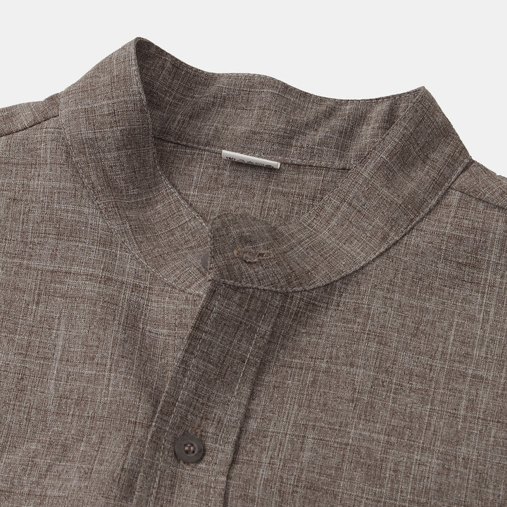 Modeva | Chemise en coton unie avec boutons