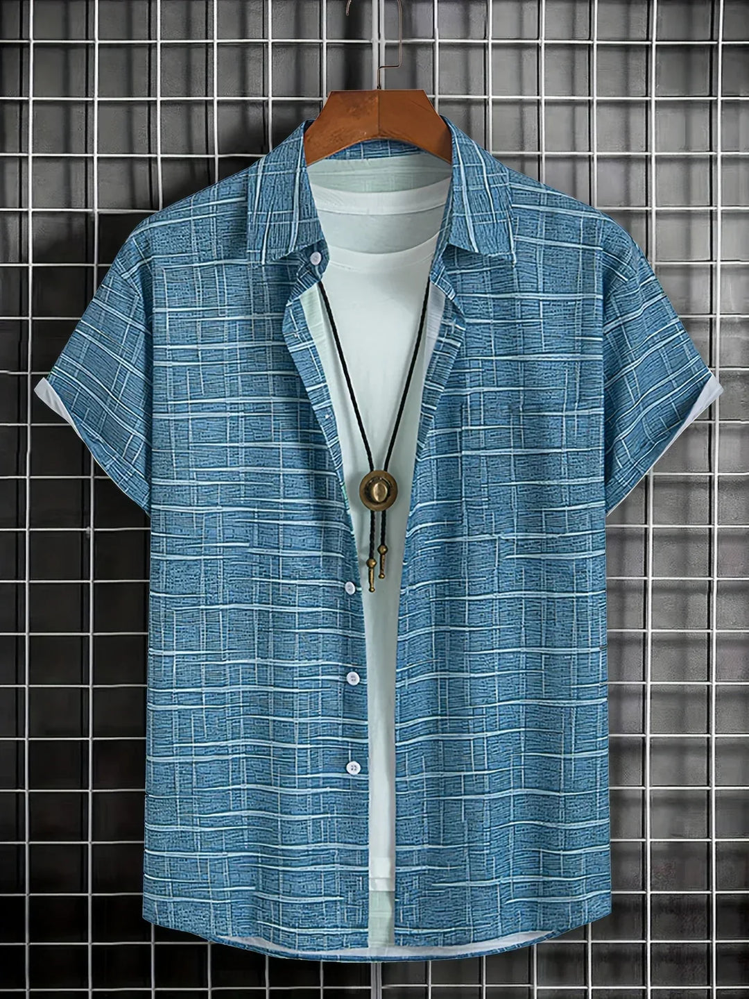 Modeva | Chemise élégante à motif rayé et à carreaux