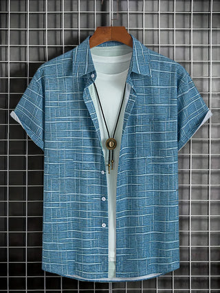 Modeva | Chemise élégante à motif rayé et à carreaux