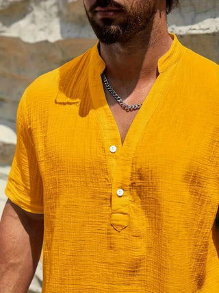 Modeva | Chemise d’été élégante à col montant