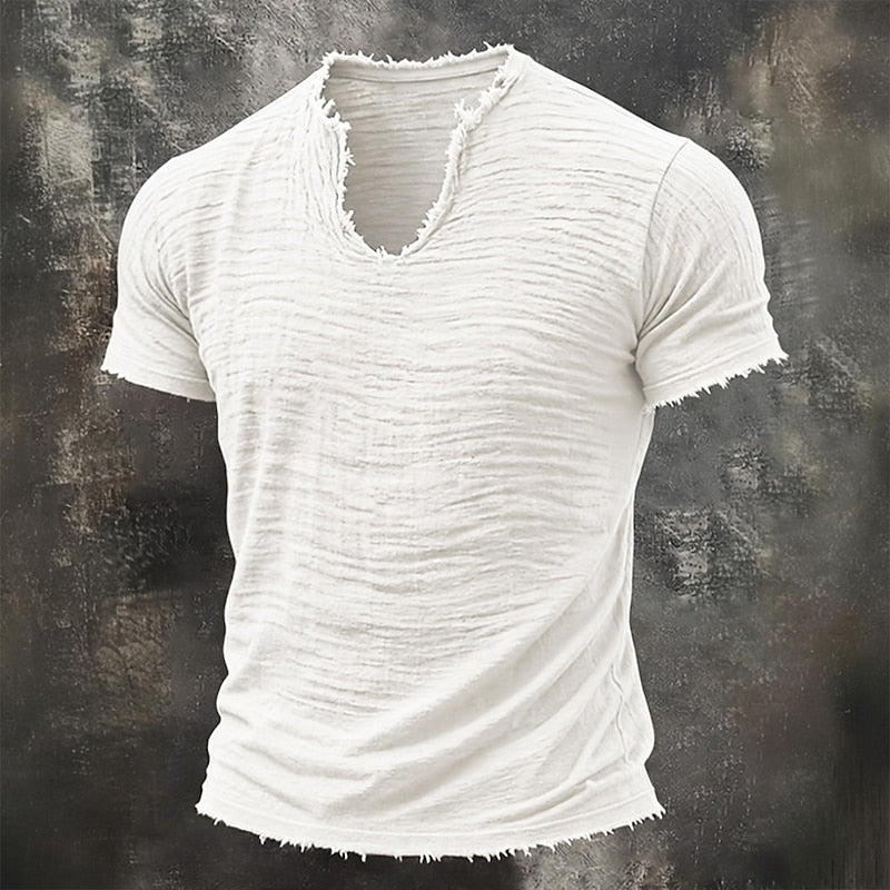 Modeva | T-shirt vintage à col en V