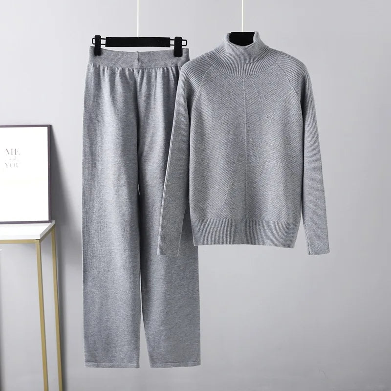Modeva | Ensemble deux pièces Lounge en tricot torsadé