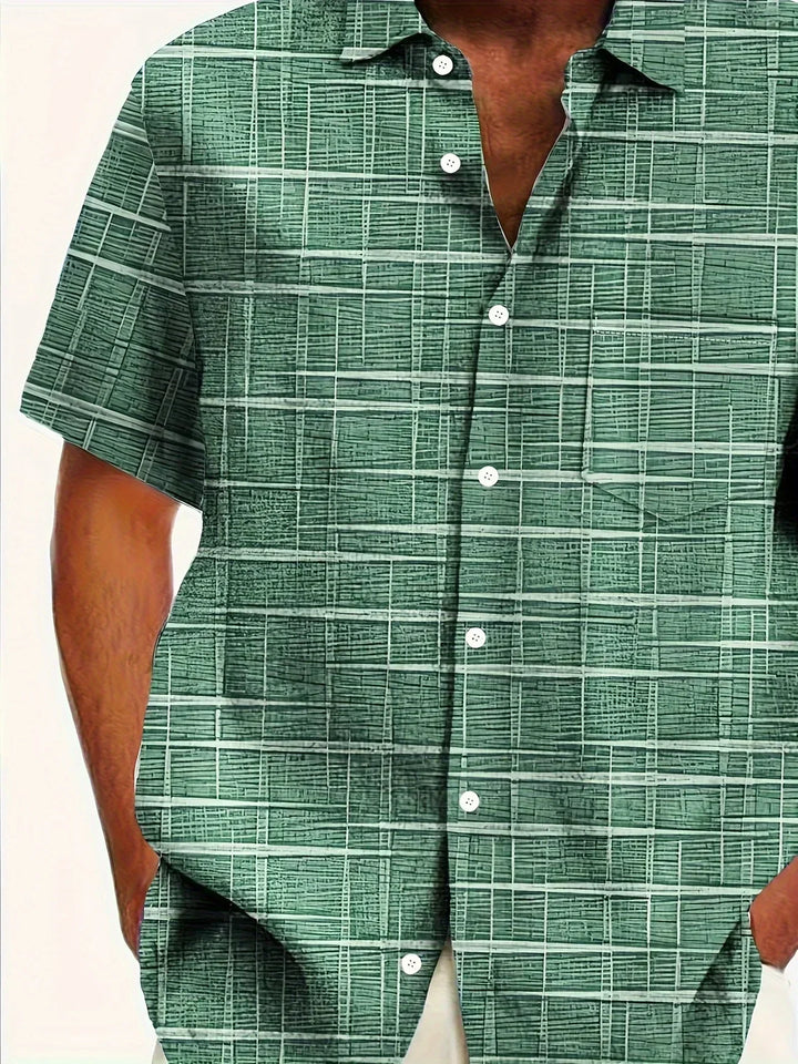 Modeva | Chemise élégante à motif rayé et à carreaux