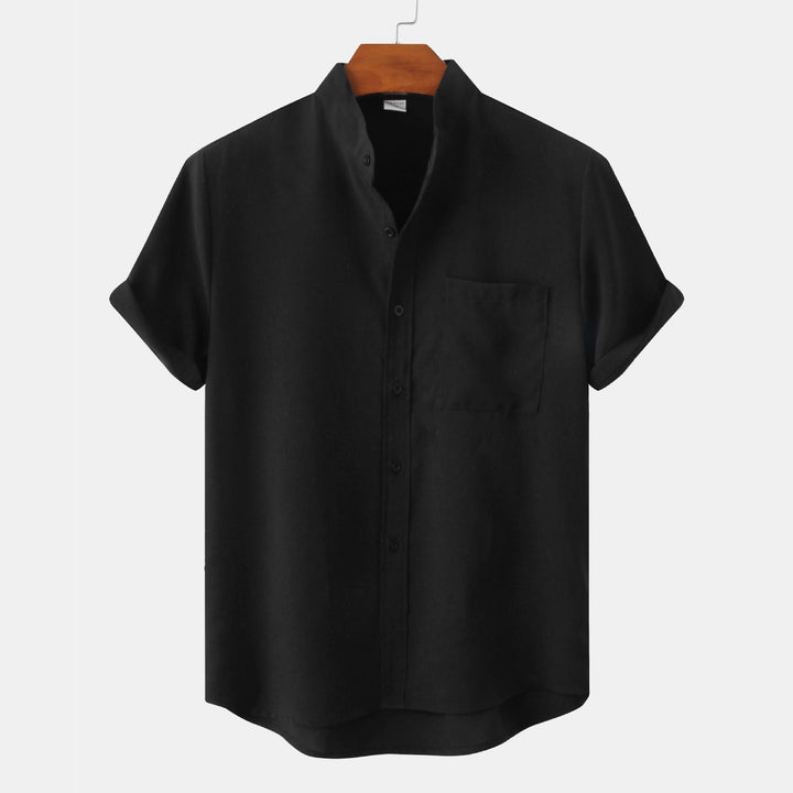 Modeva | Chemise en coton unie avec boutons
