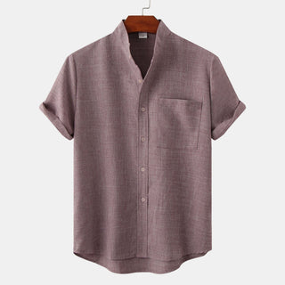 Modeva | Chemise en coton unie avec boutons