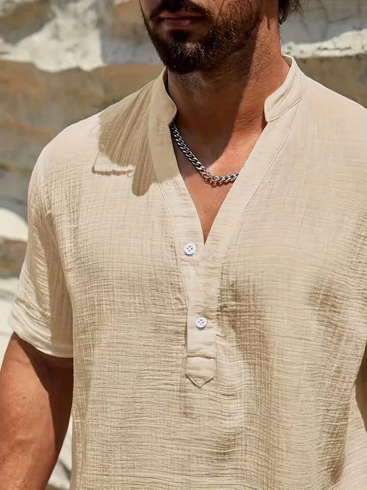 Modeva | Chemise d’été élégante à col montant