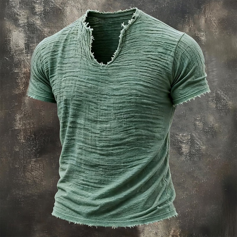Modeva | T-shirt vintage à col en V