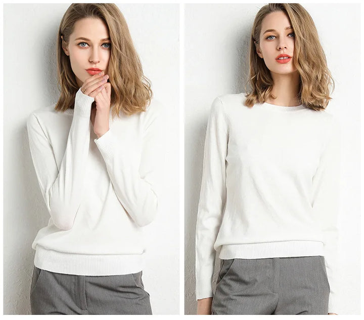 Modeva | Pull confort en laine essentiel