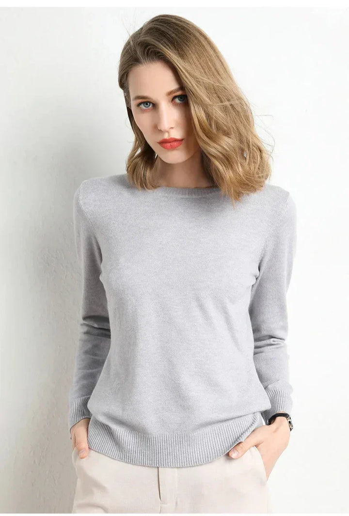 Modeva | Pull confort en laine essentiel