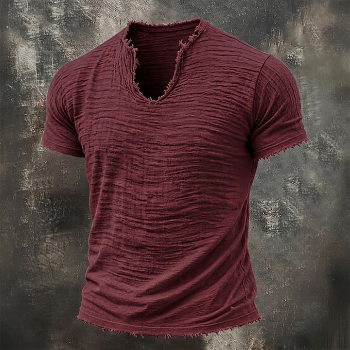 Modeva | T-shirt vintage à col en V