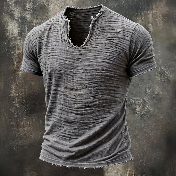 Modeva | T-shirt vintage à col en V
